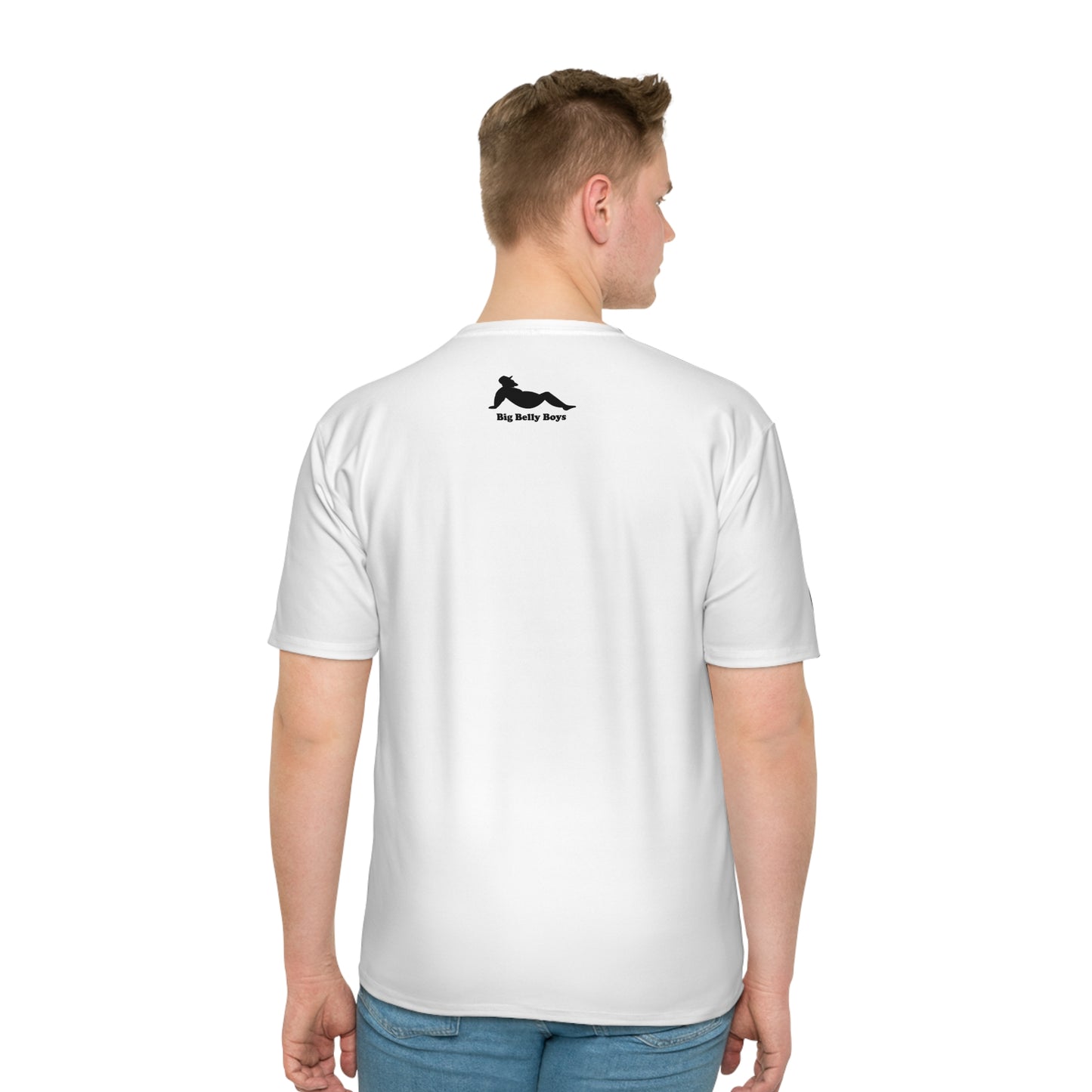 Big Belly Boys Golf Men's Loose Tee - White
