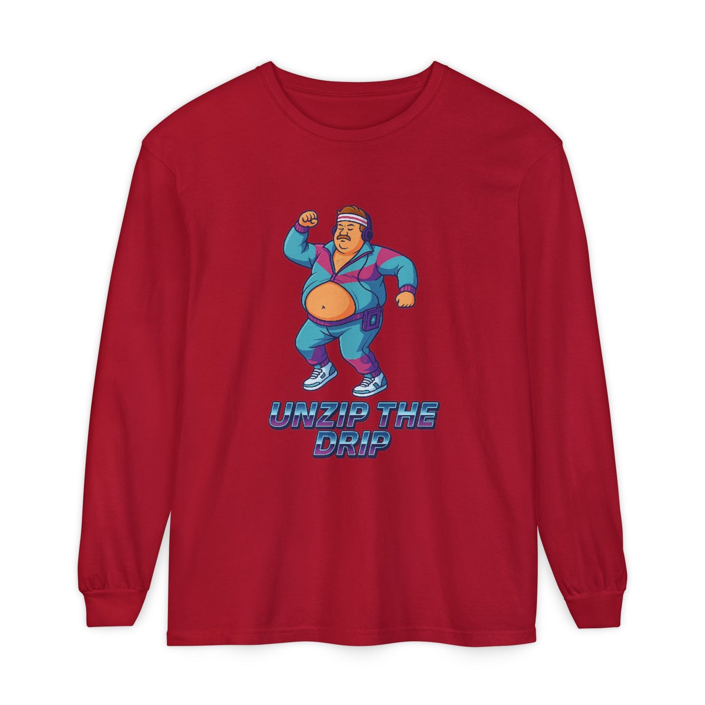 Big Belly Boys Unzip the Drip Long Sleeve Tee