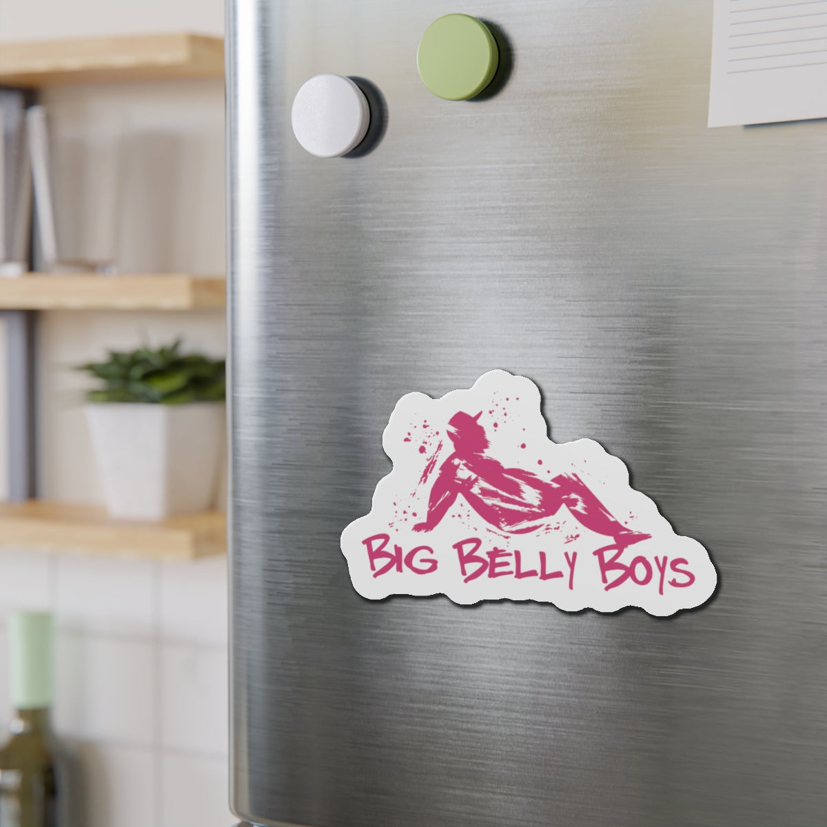 Big Belly Boys - Notebook Knockers Die-Cut Magnet