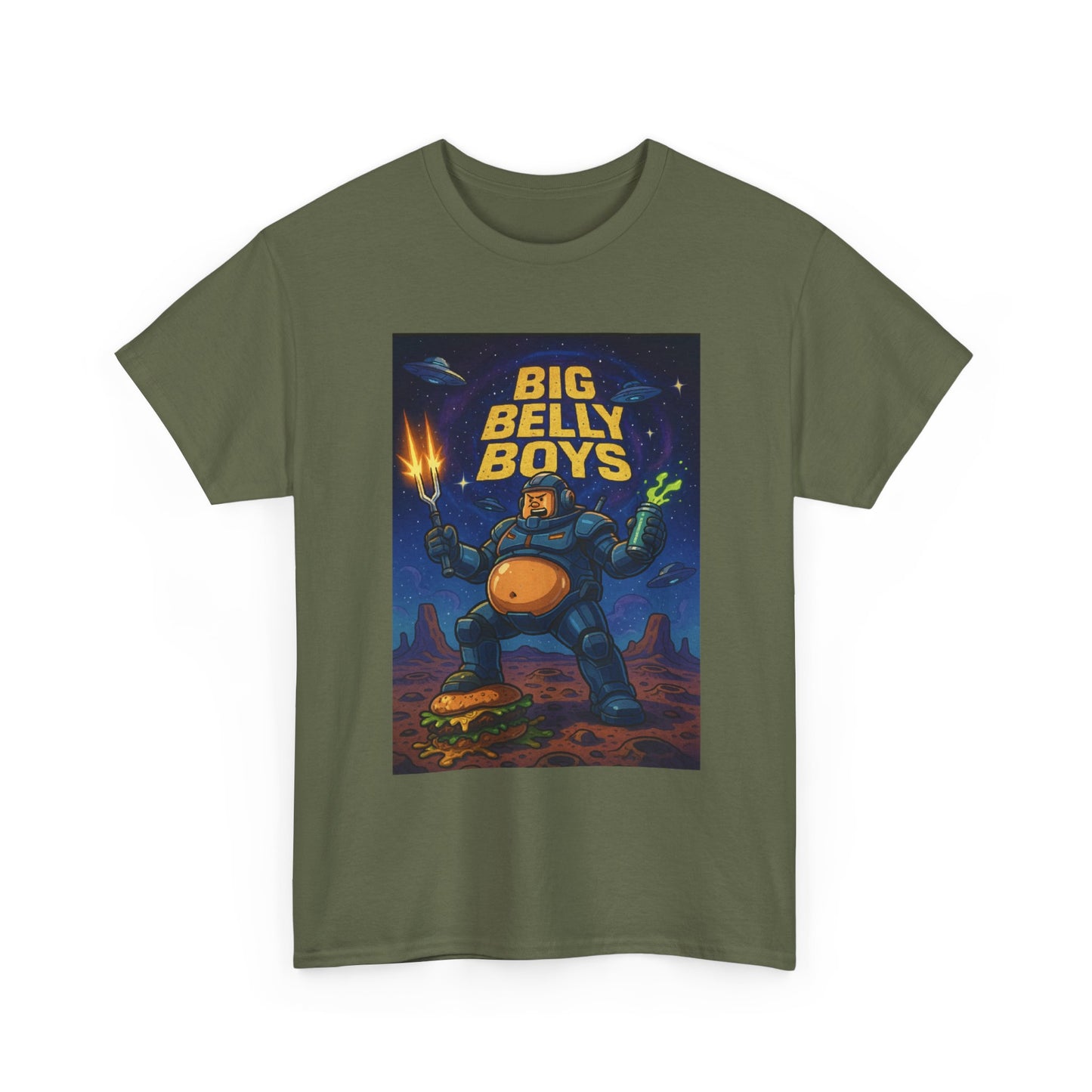 Big Belly Boys In Space Unisex Tee