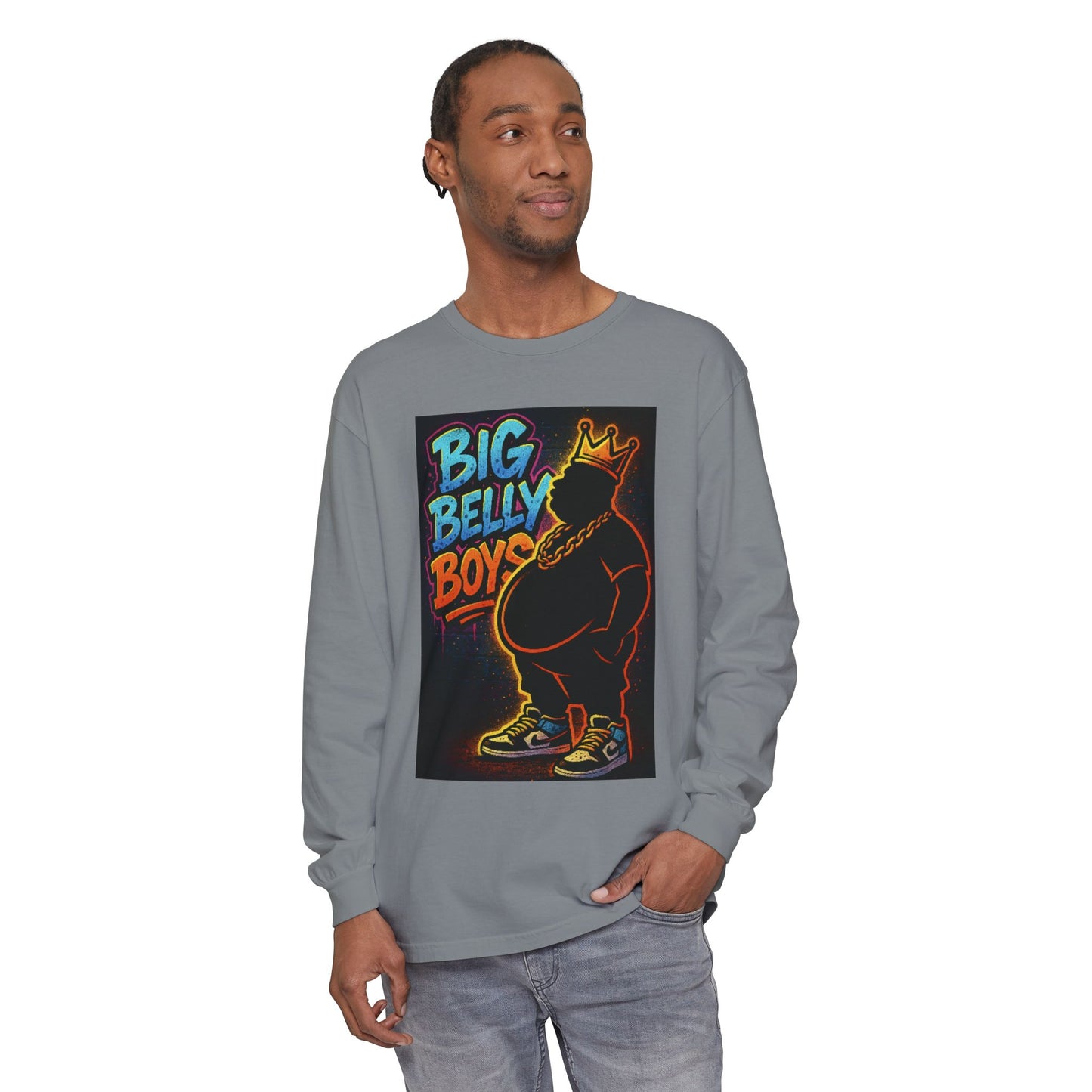Big Belly Boys Crown Long Sleeve Tee