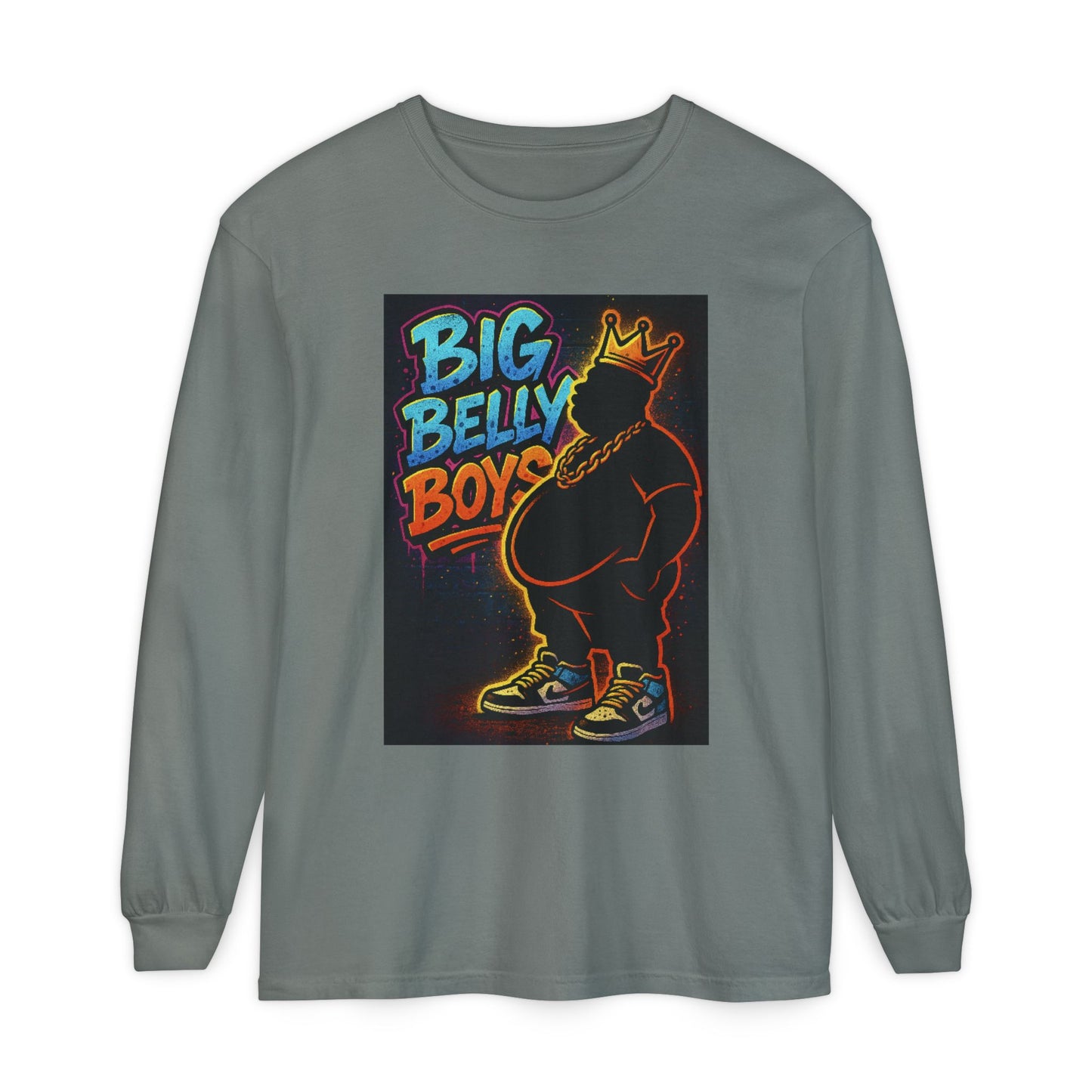 Big Belly Boys Crown Long Sleeve Tee