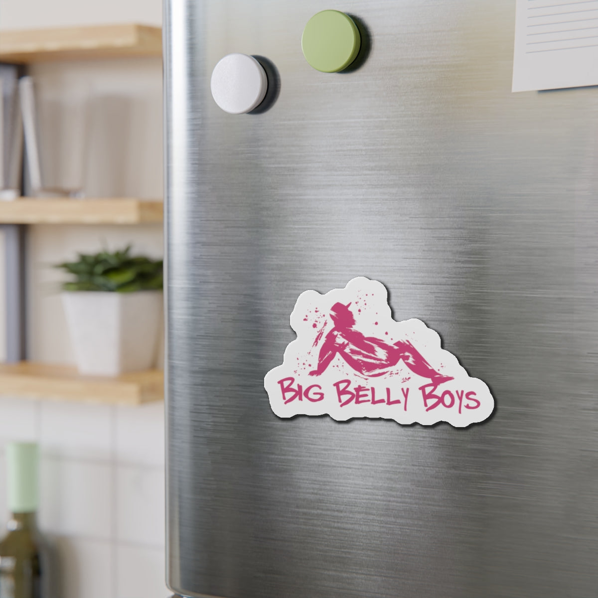 Big Belly Boys - Notebook Knockers Die-Cut Magnet