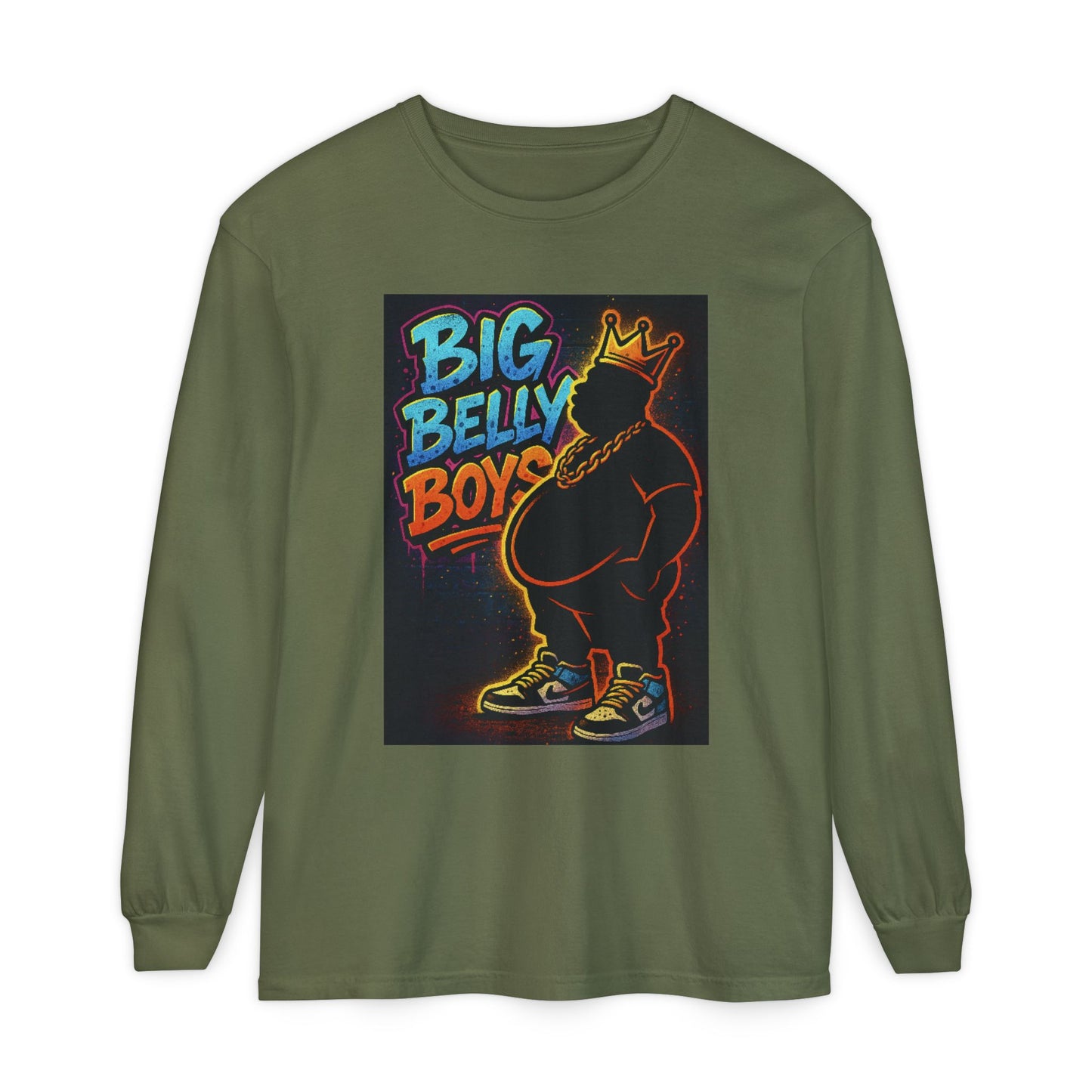 Big Belly Boys Crown Long Sleeve Tee