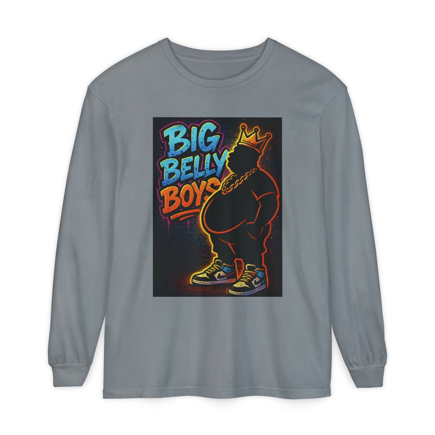 Big Belly Boys Crown Long Sleeve Tee