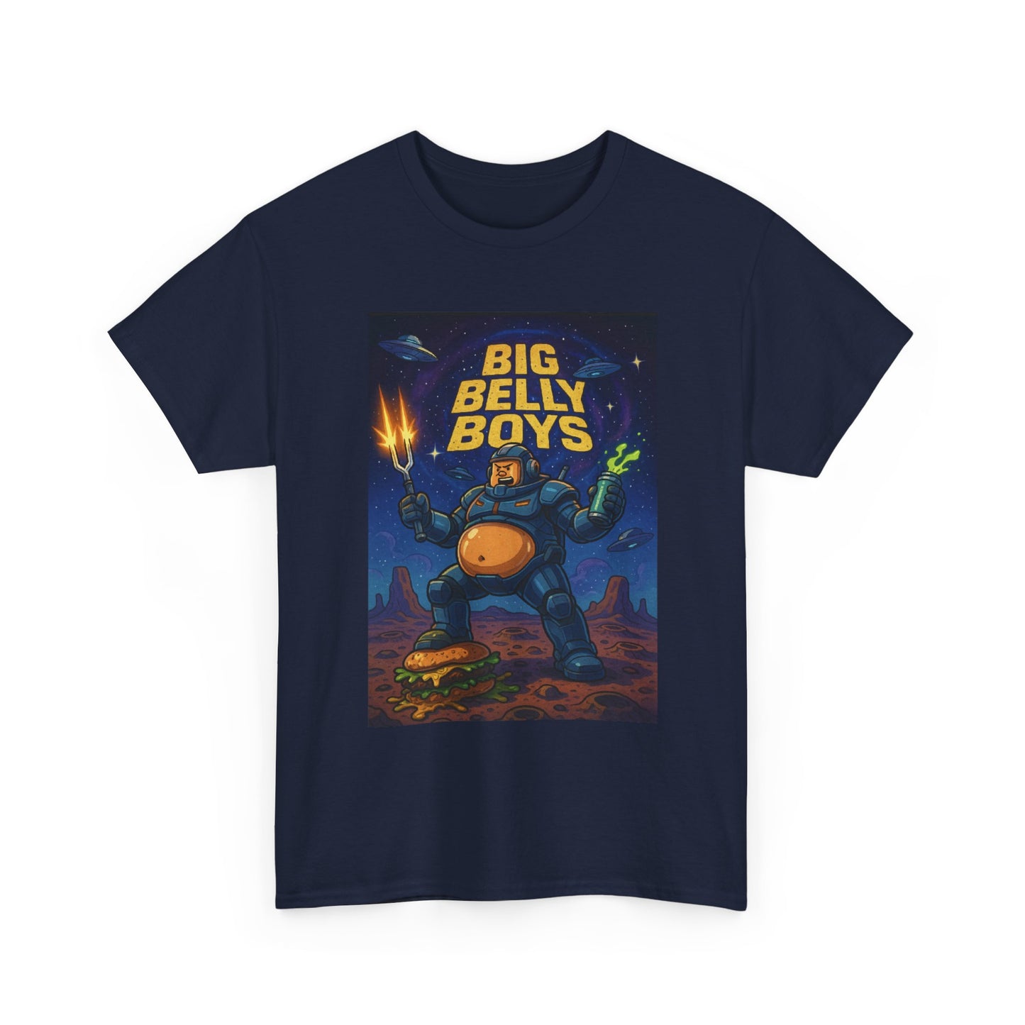 Big Belly Boys In Space Unisex Tee