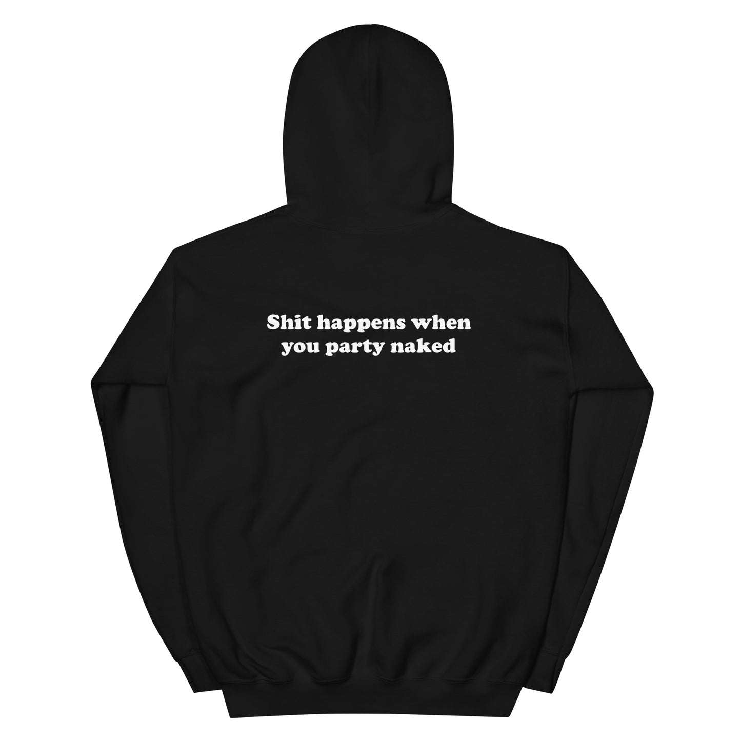 Golf Santa- Shit happens when you party naked- Hoodie