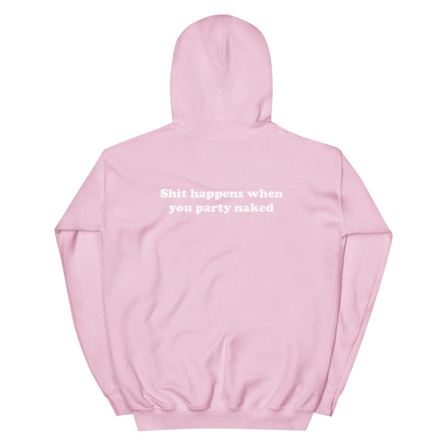 Golf Santa- Shit happens when you party naked- Hoodie