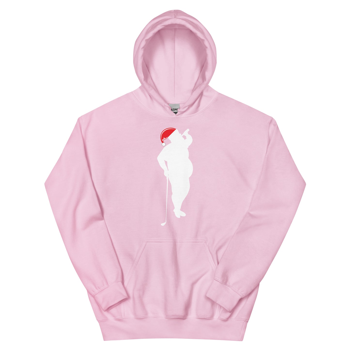 Golf Santa- Shit happens when you party naked- Hoodie