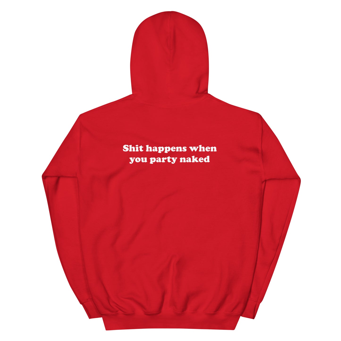 Golf Santa- Shit happens when you party naked- Hoodie