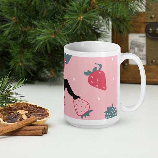 Strawberry Christmas Mug