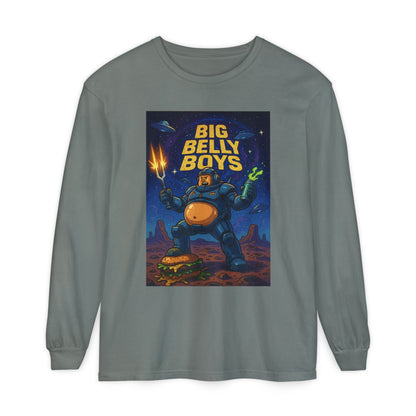 Big Belly Boys In Space Long Sleeve Tee
