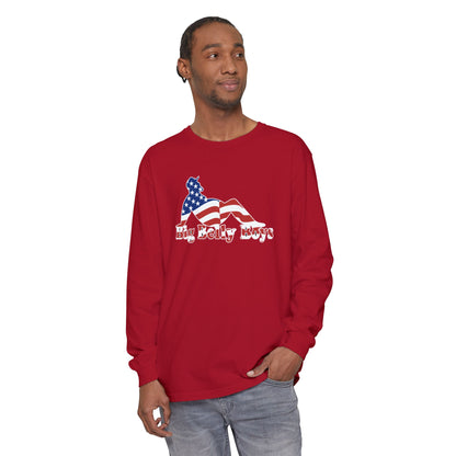 Big Belly Boys USA Long Sleeve Tee