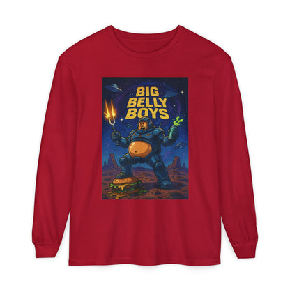 Big Belly Boys In Space Long Sleeve Tee
