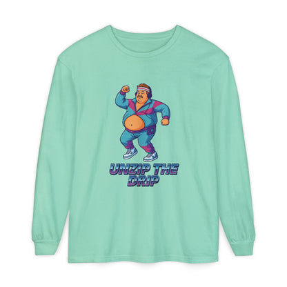 Big Belly Boys Unzip the Drip Long Sleeve Tee