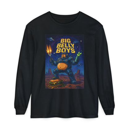 Big Belly Boys In Space Long Sleeve Tee