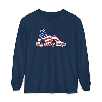 Big Belly Boys USA Long Sleeve Tee