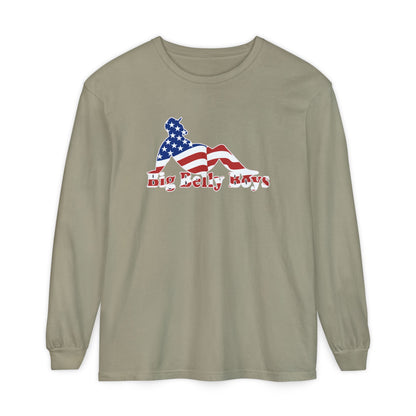 Big Belly Boys USA Long Sleeve Tee