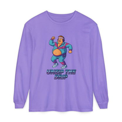 Big Belly Boys Unzip the Drip Long Sleeve Tee