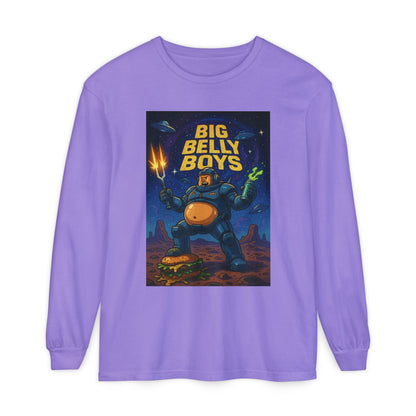 Big Belly Boys In Space Long Sleeve Tee