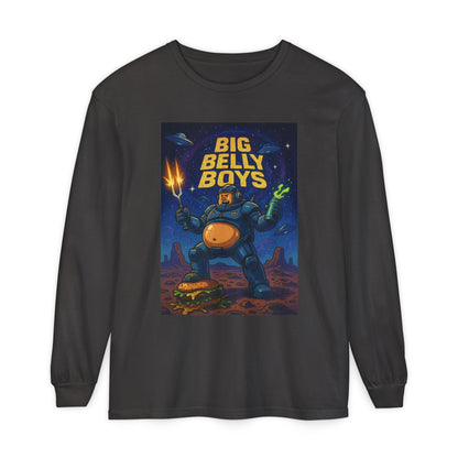 Big Belly Boys In Space Long Sleeve Tee