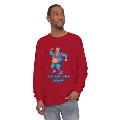 Big Belly Boys Unzip the Drip Long Sleeve Tee