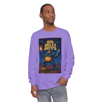 Big Belly Boys In Space Long Sleeve Tee