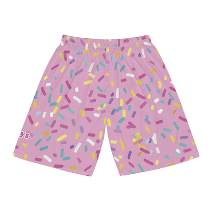 Doughnut Sprinkles Basketball Shorts