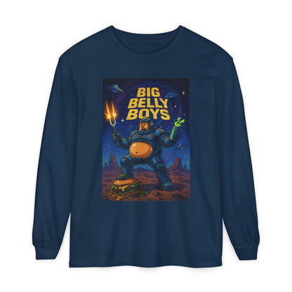 Big Belly Boys In Space Long Sleeve Tee
