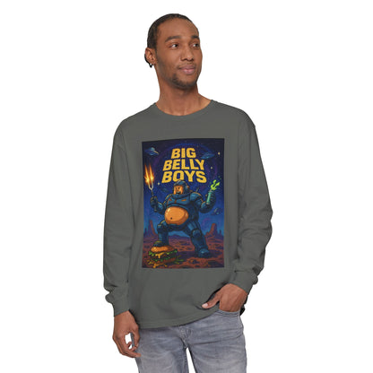 Big Belly Boys In Space Long Sleeve Tee