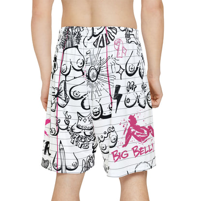 Notebook Knockers Men’s Gym Shorts