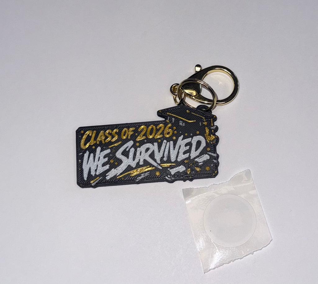 We Survived 2026 Graduation NFC Keychain | Custom Grad Gift