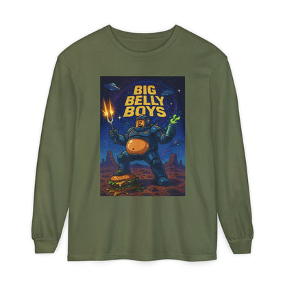 Big Belly Boys In Space Long Sleeve Tee
