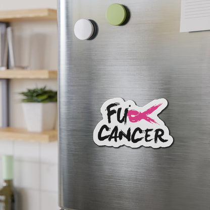 FCK CANCER Die-Cut Magnet