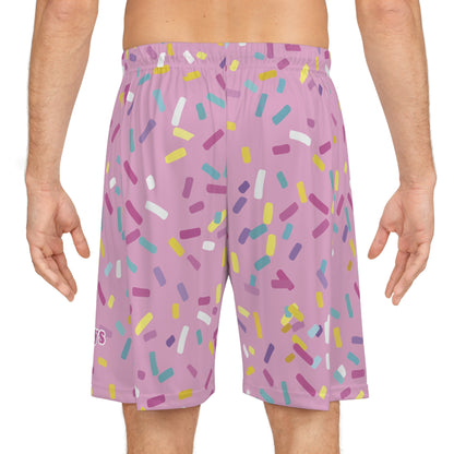 Doughnut Sprinkles Basketball Shorts