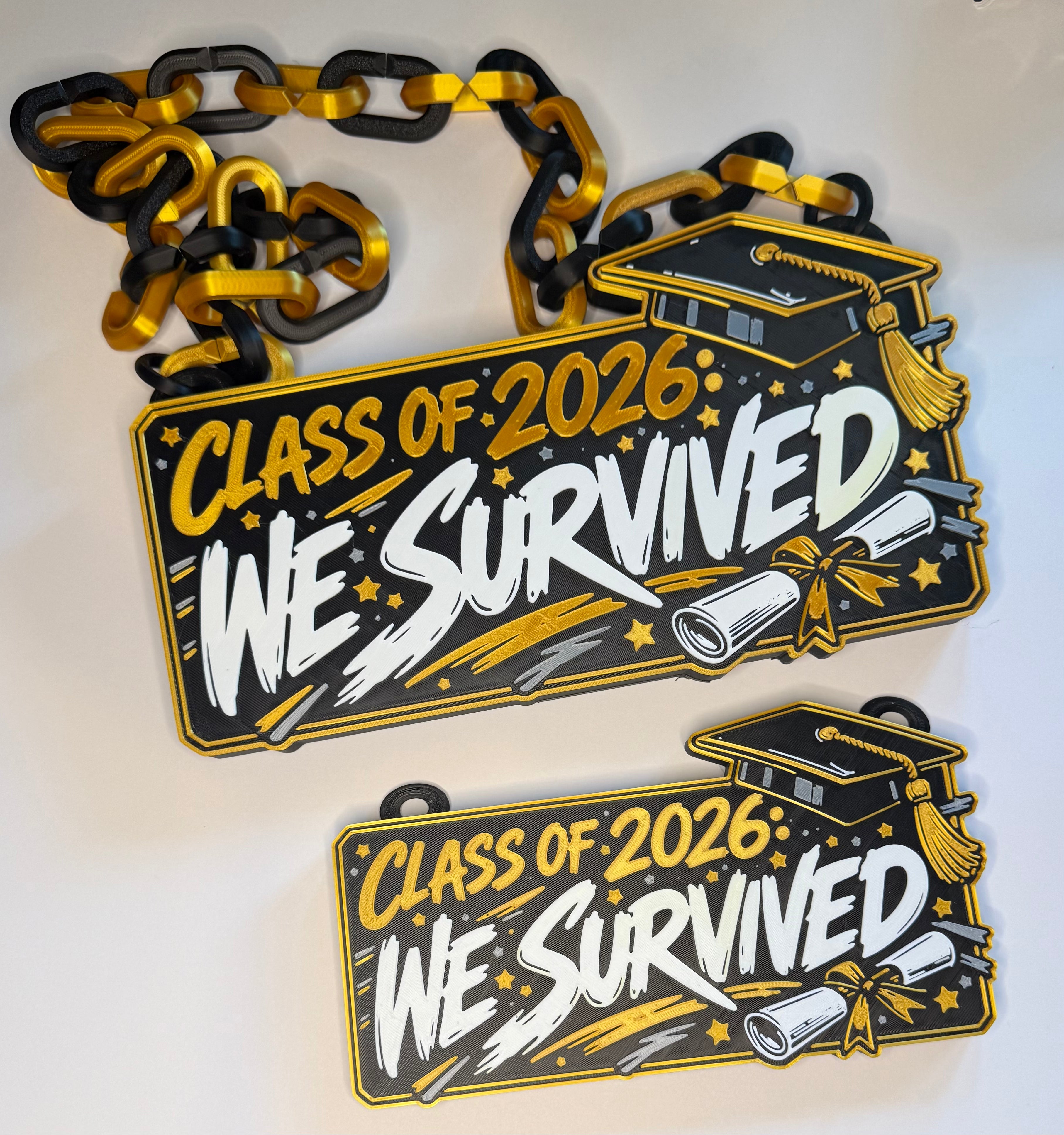 Class of 2026 We Survived Hype Chain — Graduation Keychain Gift | Big ...