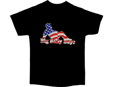 American Flag Big Belly Boys T-Shirt