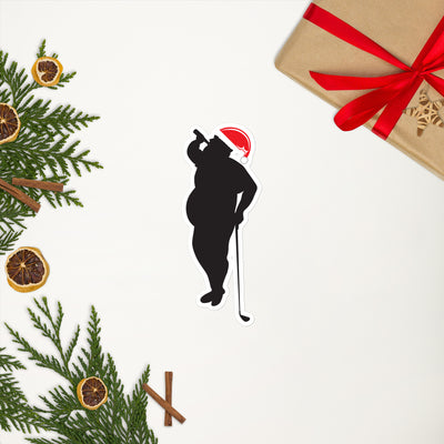 BBB Golf Santa Sticker