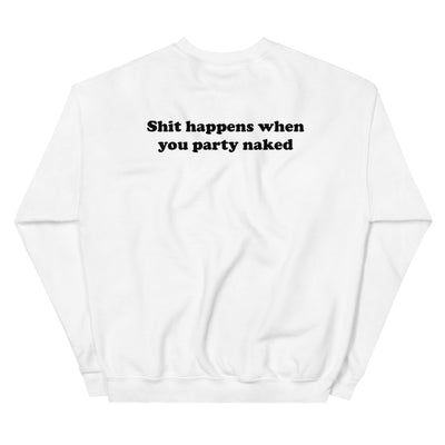 BBB Santa-Shit happens when you party naked-Sweatshirt