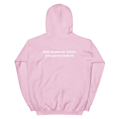 Golf Santa- Shit happens when you party naked- Hoodie