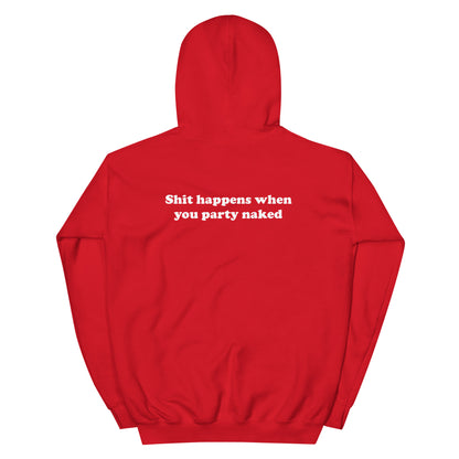Golf Santa- Shit happens when you party naked- Hoodie