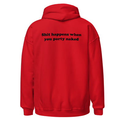 BBB Santa- Shit happens when you party naked- Hoodie