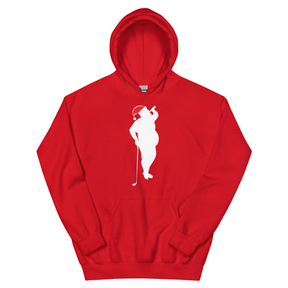 Golf Santa- Shit happens when you party naked- Hoodie