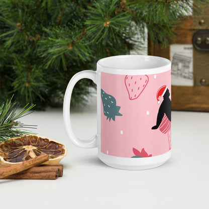 Strawberry Christmas Mug
